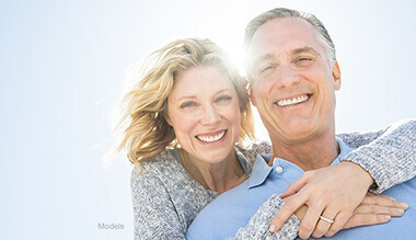 Couple Embracing in the Sun